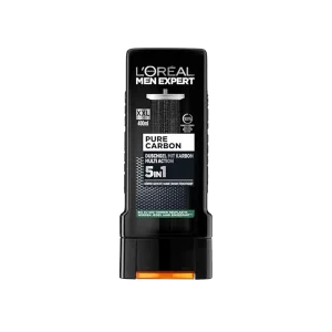 شامپو سر و بدن مردانه لورآل مدل پیور کربن ۴۰۰ میلی‌ لیتر