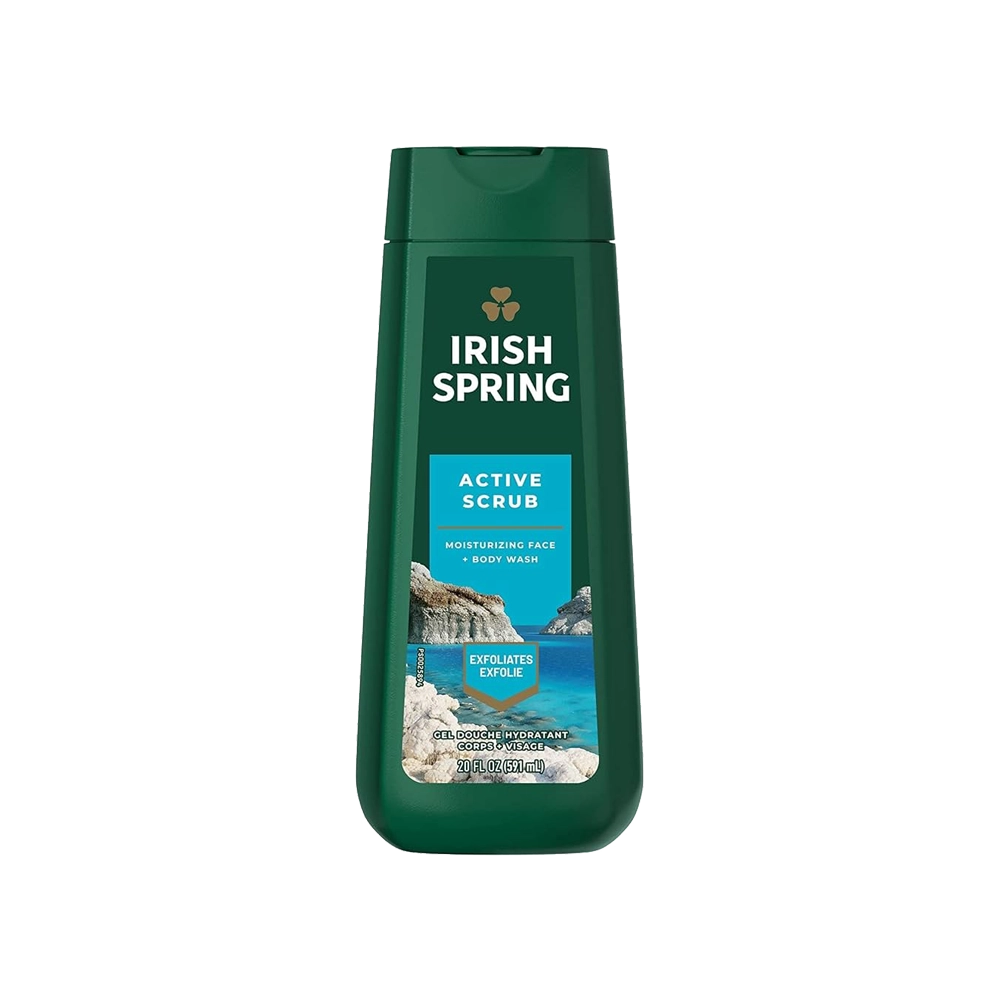 شامپو سر و بدن آیریش اسپرینگ اسکراب فعال ۵۹۱ میلی لیتر