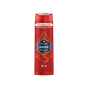شامپو سر و بدن اولد اسپایس کاپیتان ۳ در ۱ ۳۸۵ میلی‌ لیتر