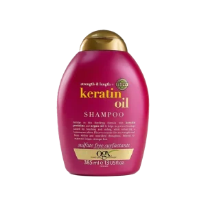 شامپوی مو اوجی ایکس تقویت و افزایش طول با روغن کراتین ۳۸۵ میلی‌ لیتر