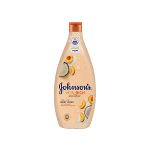 شامپو بدن جانسون مدل سافت نوریش حاوی ماست هلو و نارگیل ۷۵۰ میلی لیتر