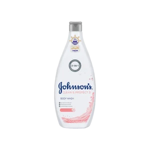 شامپو بدن جانسون مدل کلین اند پروتکت ۳ در ۱ حاوی شکوفه بادام ۷۵۰ میلی لیتر