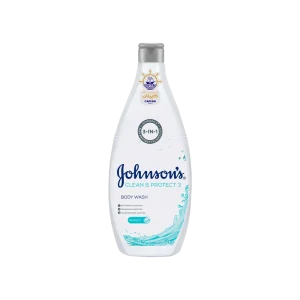 شامپو بدن جانسون مدل کلین اند پروتکت ۳ در ۱ حاوی نمک دریایی ۷۵۰ میلی لیتر