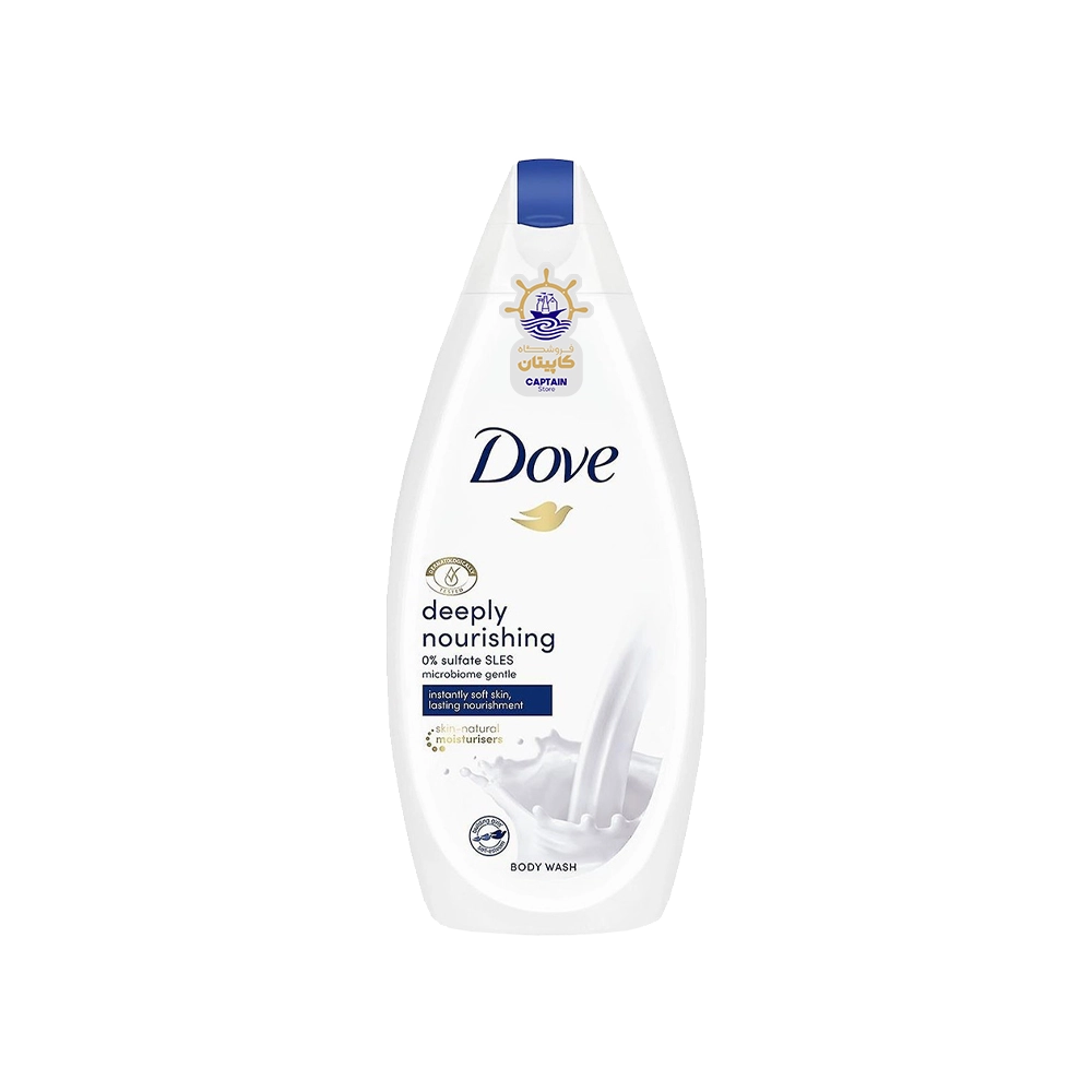 شامپو بدن داو مدل دیپلی نوریشینگ حاوی شیر ۵۰۰ میلی لیتر