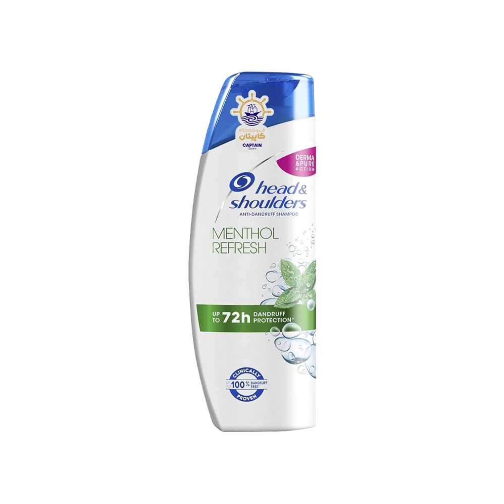 شامپو ضد شوره و خنک کننده هد اند شولدرز مدل منتول فرش ۴۰۰ میلی لیتر