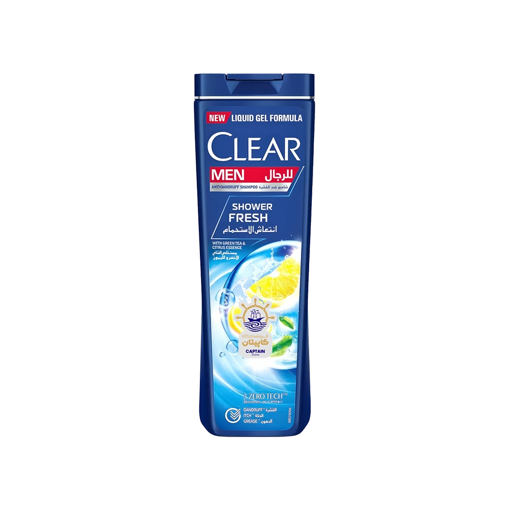 شامپو ضد شوره کلیر مردانه عربی مدل شاور فرش ۴۰۰ میلی لیتر
