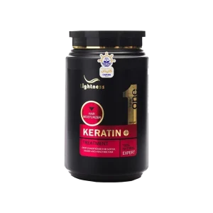 ماسک مو بدون سولفات لایتنس مدل کراتین و برنج سیاه ۱۰۰۰ میلی لیتر