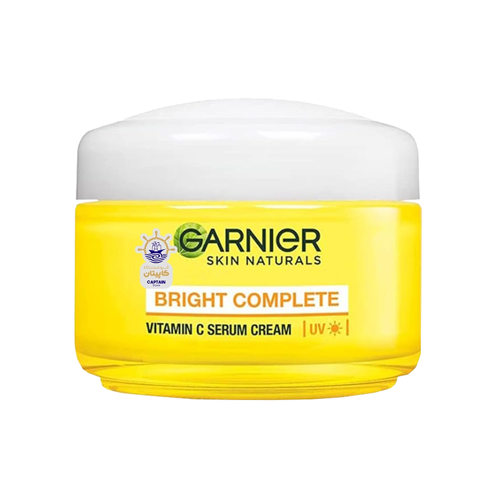 کرم سرم صورت گارنیر مدل ضد لک و روشن کننده ویتامین سی ۴۵ گرم
