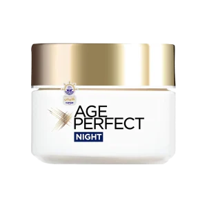 کرم شب ضد چروک لورآل مدل ایج پرفکت ۵۰ میلی لیتر