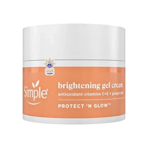 کرم ژل روشن کننده پوست سیمپل ۵۰ میلی لیتر