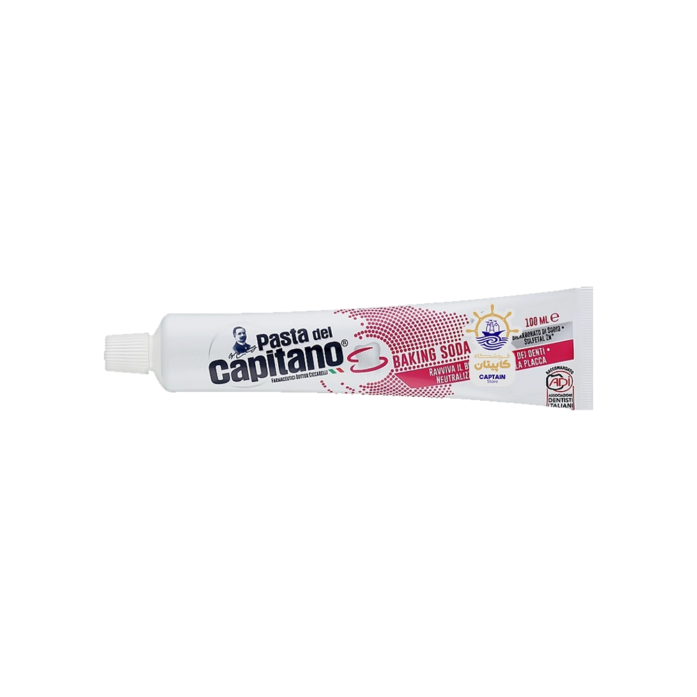 خمیردندان پاستا دل کاپیتانو حاوی جوش شیرین ۱۰۰ میلی لیتر