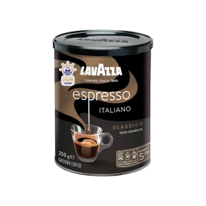 قهوه آسیاب شده لاوازا مدل اسپرسو ایتالیانو کلاسیکو ۲۵۰ گرم