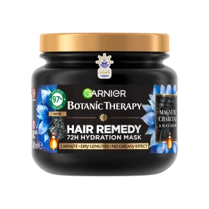 ماسک مو گارنیر حاوی ذغال و روغن سیاه دانه ۴۰۰ میلی لیتر