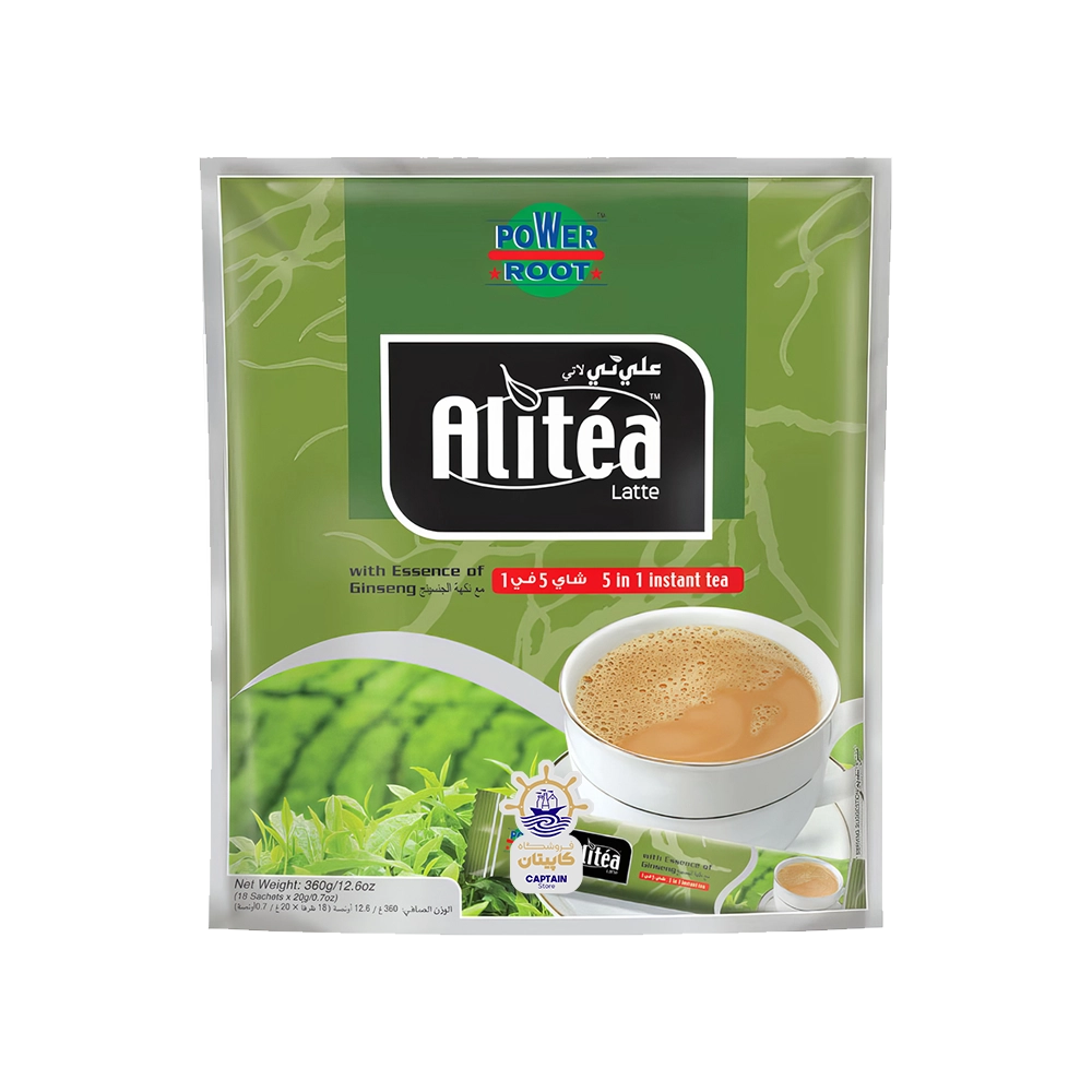شیر چای علی تی با طعم جینسینگ ۱۸ عددی
