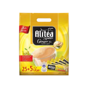 شیر چای علی تی با طعم زنجبیل ۳۰ عددی