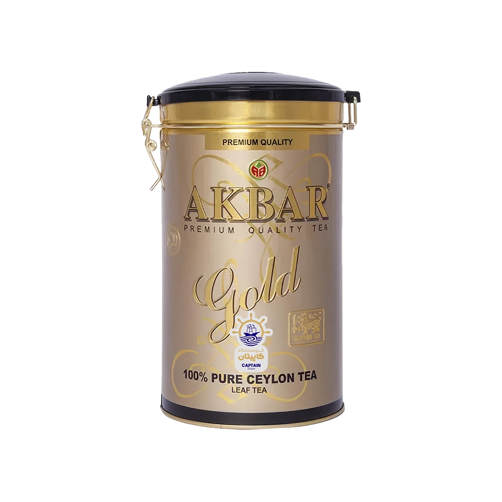 چای سیاه Akbar مدل Gold حجم ۴۵۰ گرم