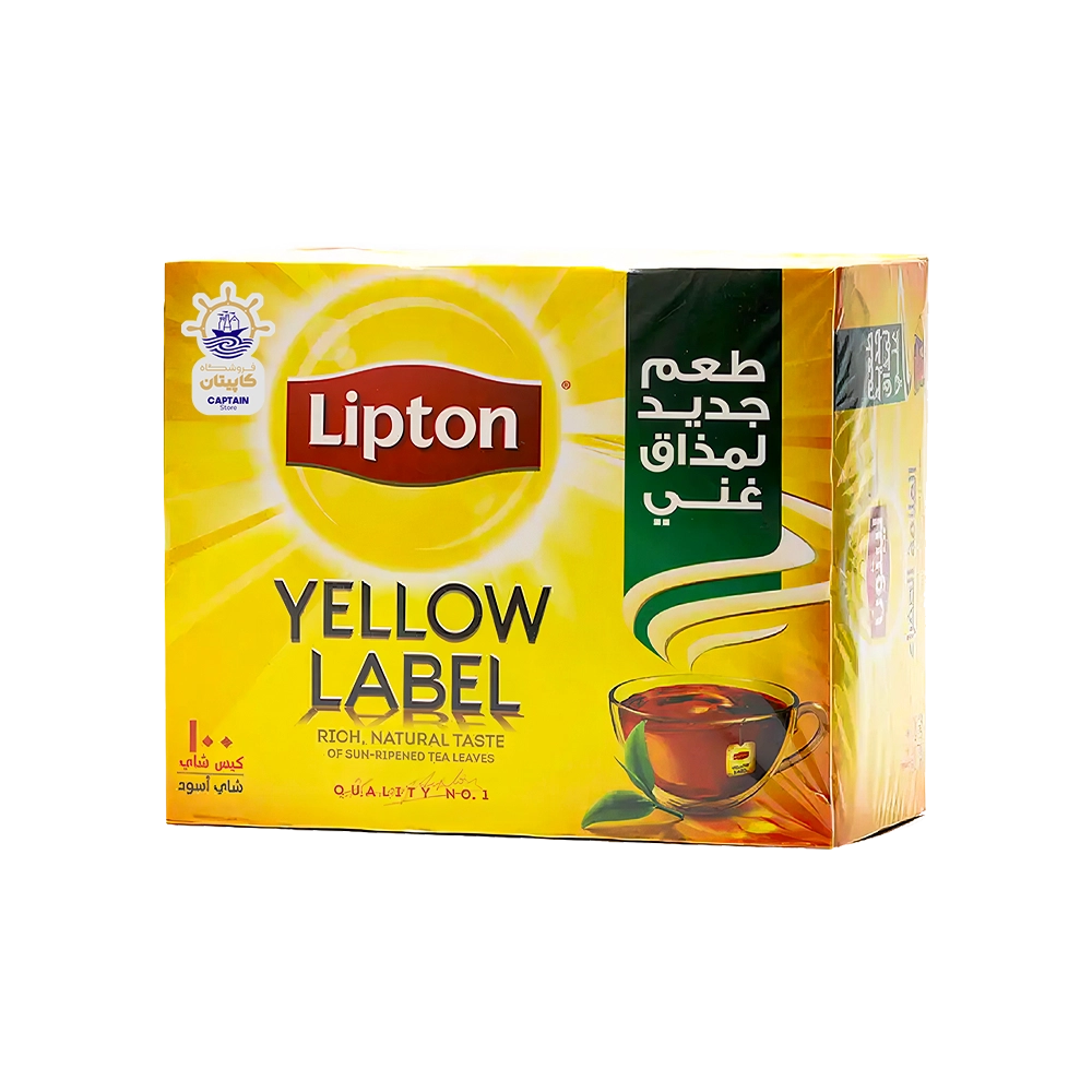 چای کیسه ای لیپتون مدل کلاسیک ۱۰۰ عددی