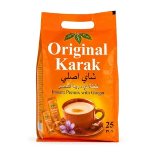 چای کرک اصلی طعم زعفران 25 عددی