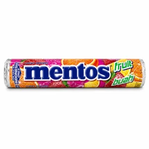 آبنبات جویدنی Mentos مدل Fruit Buah وزن 29 گرم