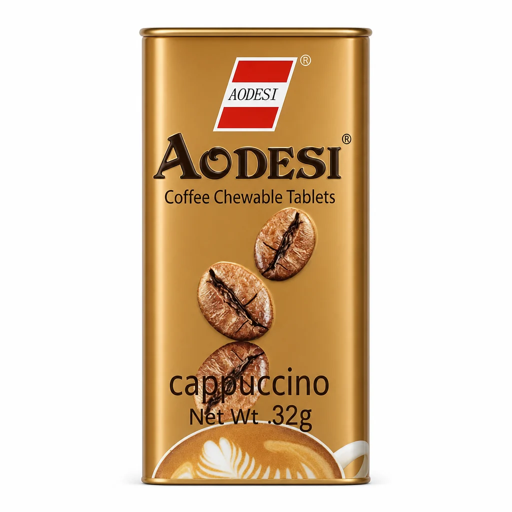 آبنبات قهوه کاپوچینو AODESI مدل Cappuccino وزن ۳۲ گرم