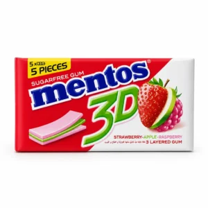 آدامس Mentos مدل 3D بسته ۵ عددی