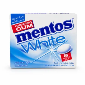 آدامس بدون قند Mentos مدل White بسته 8 عددی