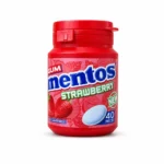 آدامس طعم توت فرنگی Mentos مدل Strawberry بسته ۴۰ عددی