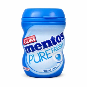 آدامس نعنا خنک Mentos مدل PURE FRESH بسته 10 عددی