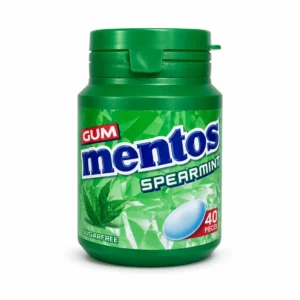 آدامس نعنایی Mentos مدل Spearmint بسته ۴۰ عددی