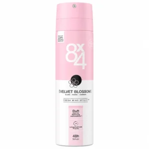 اسپری بدن 8x4 مدل Velvet Blossom حجم 150 میلی‌لیتر