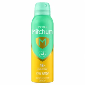 اسپری بدن Mitchum مدل Pure Fresh حجم ۲۰۰ میلی‌لیتر