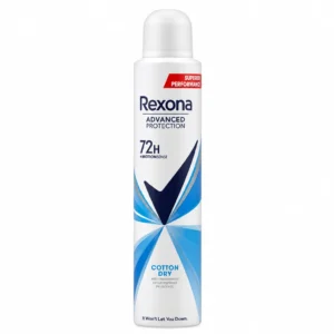 اسپری بدن Rexona مدل Cotton Dry حجم 200 میلی‌گرم