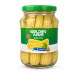 بیبی کورن سرکه ایی GOLDEN WAVE مدل Baby Corn وزن 190 گرم