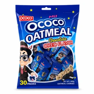 بیسکویت غلات OCOCO با طعم شکلات و اورئو وزن ۴۰۰ گرم