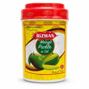 ترشی انبه RIZWAN مدل Mango Pickle in Oil وزن 400 گرم