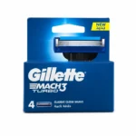 تیغ یدک اصلاح Gillette مدل Mach3 Turbo بسته ۴ عددی