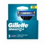 تیغ یدک اصلاح Gillette مدل Mach3+ بسته ۵ عددی