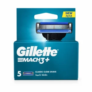 تیغ یدک اصلاح Gillette مدل Mach3+ بسته ۵ عددی