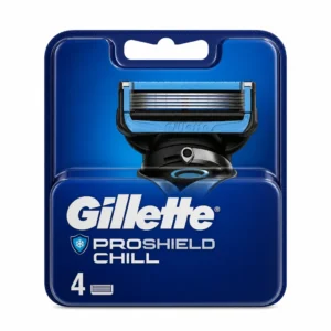 تیغ یدک اصلاح Gillette مدل ProShield Chill بسته ۴ عددی