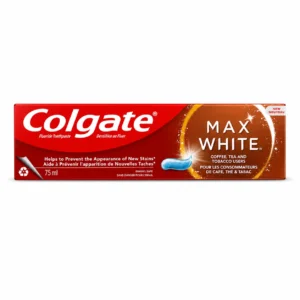 خمیر دندان Colgate مدل Max White حجم ۷۵ میلی‌لیتر