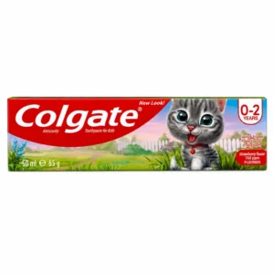 خمیر دندان کودک Colgate مدل Anticavity با طعم توت‌فرنگی مناسب ۰ تا ۲ سال