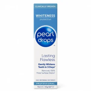 خمیردندان سفیدکننده Pearl Drops مدل Whiteness protection / Lasting Flawless