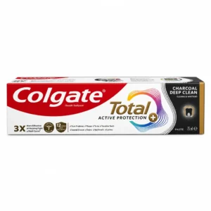 خمیردندان فلورایددار Colgate مدل Total Active Protection Charcoalحجم ۷۵ میلی‌لیتر