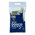 خودتراش اصلاح 3 تیغ DORCO مدل PACE 3 Portable بسته ۵ عددی