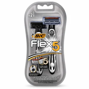 خودتراش اصلاح 5 تیغه BIC مدل Flex 5 بسته ۲ عددی