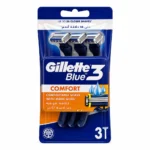 خودتراش اصلاح Gillette مدل Blue 3 Comfort بسته ۳ عددی