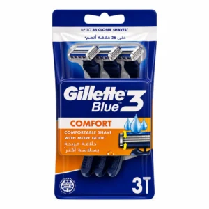 خودتراش اصلاح Gillette مدل Blue 3 Comfort بسته ۳ عددی