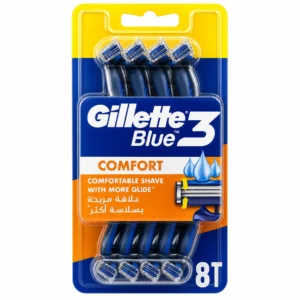 خودتراش اصلاح Gillette مدل Blue 3 Comfort بسته ۸ عددی