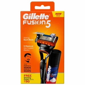 خودتراش اصلاح Gillette مدل Fusion 5 به همراه فوم اصلاح بسته 1 عددی