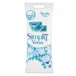 خودتراش اصلاح زنانه 2 تیغ Gillette مدل Simply Venus بسته ۴ عددی